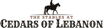 the stables at cedars of lebanon black logo